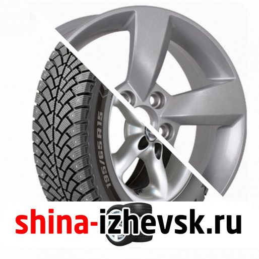 Колесо в сборе BF Goodrich G Force Stud 195/65 R15 Q 95 + Tech Line 543 6xR15 5×112 ET40 DIA57.1 Серебристый в Ижевске